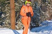 Аня на горнолыжке